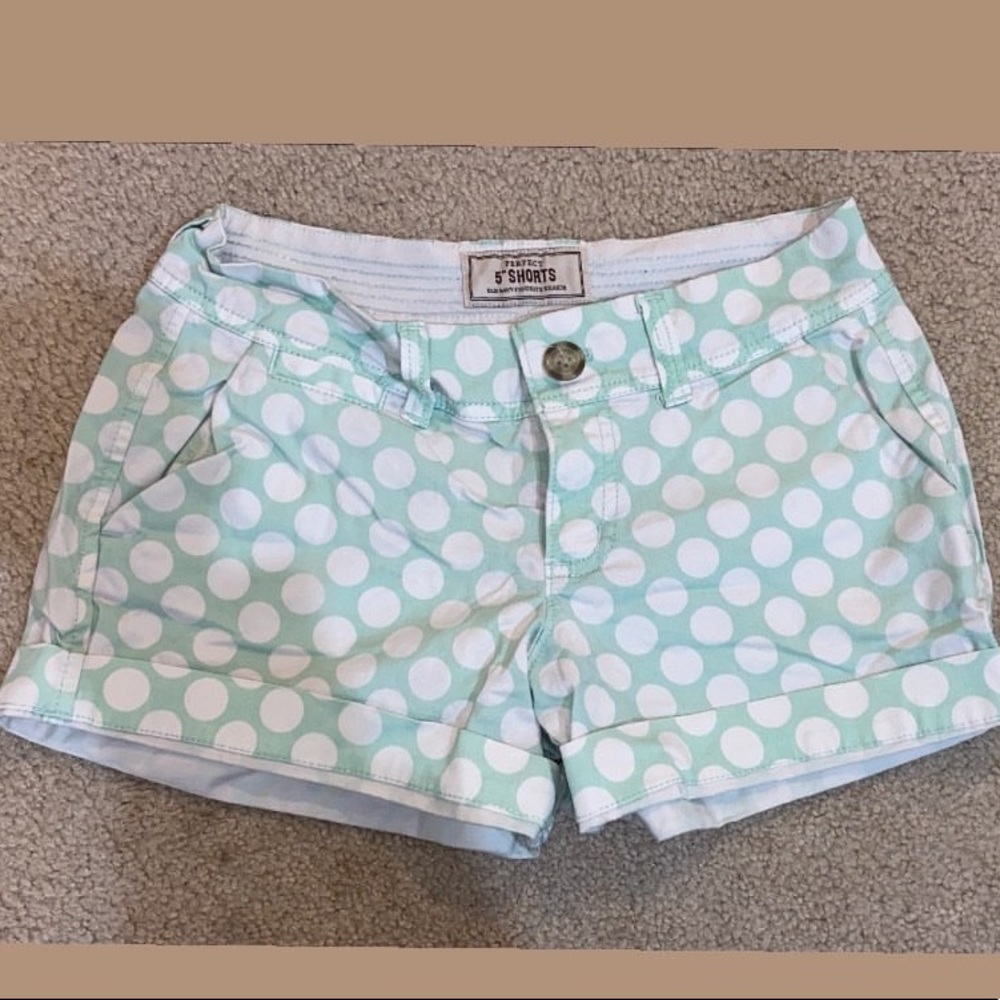 green shorts